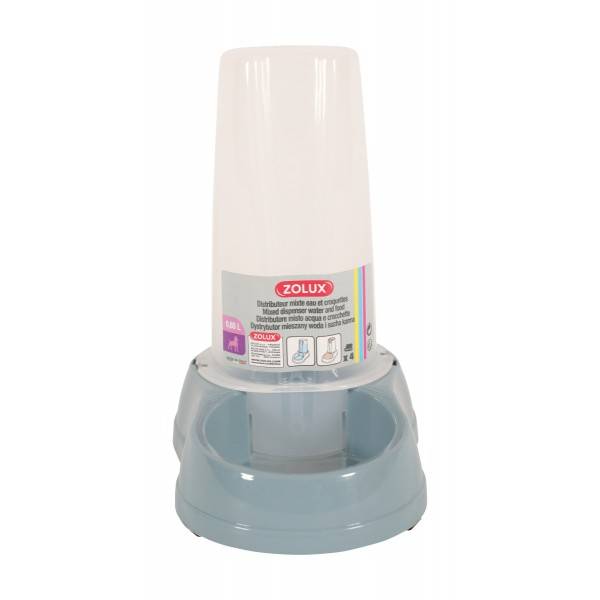 Zolux - Distributeur mixte antiderapant acier bleu 0,65 L - ZOLUX
