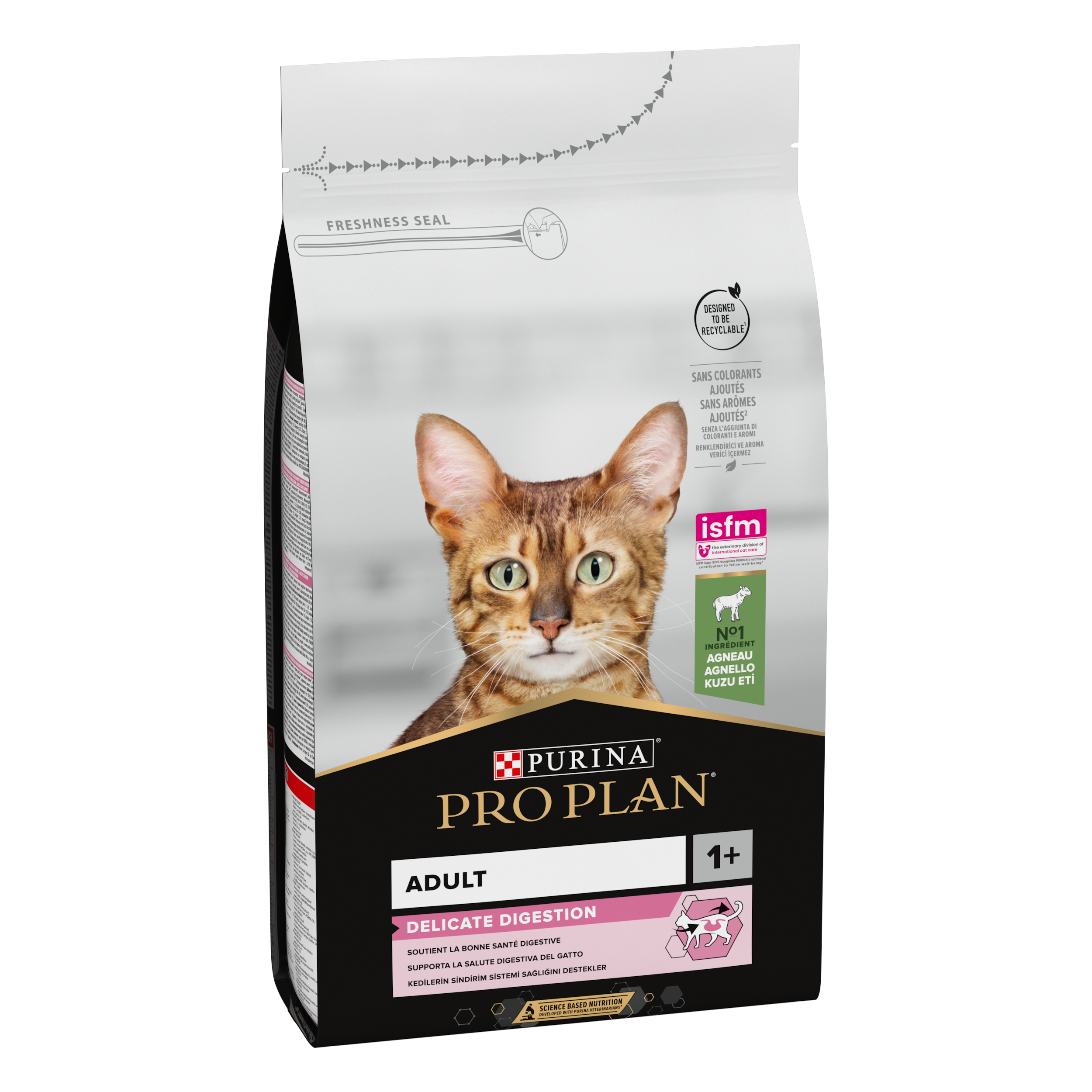 Purina Pro Plan - Croquettes chat Adulte Délicate Agneau 1,5 kg - PRO PLAN - Image 3