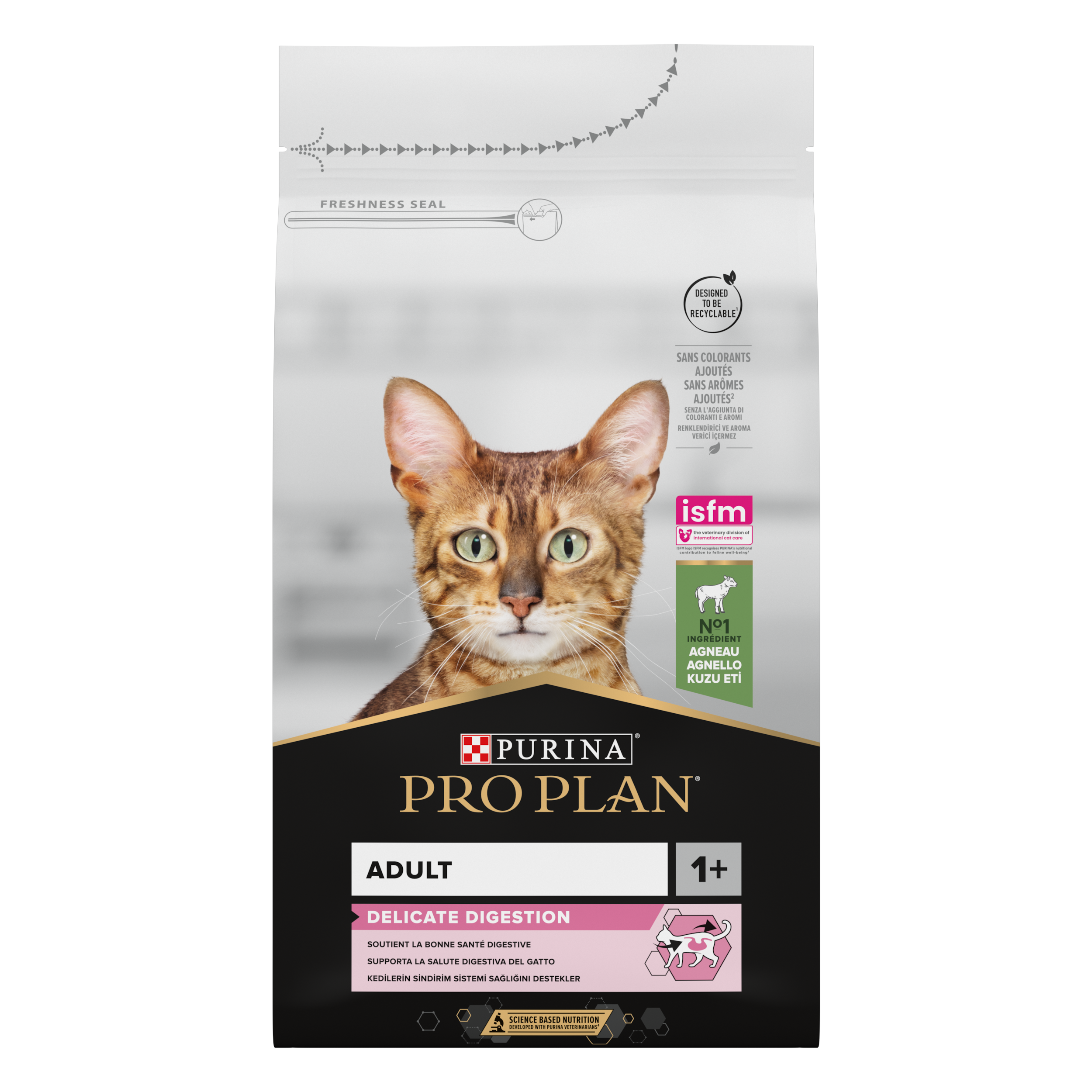 Purina Pro Plan - Croquettes chat Adulte Délicate Agneau 1,5 kg - PRO PLAN - Image 5