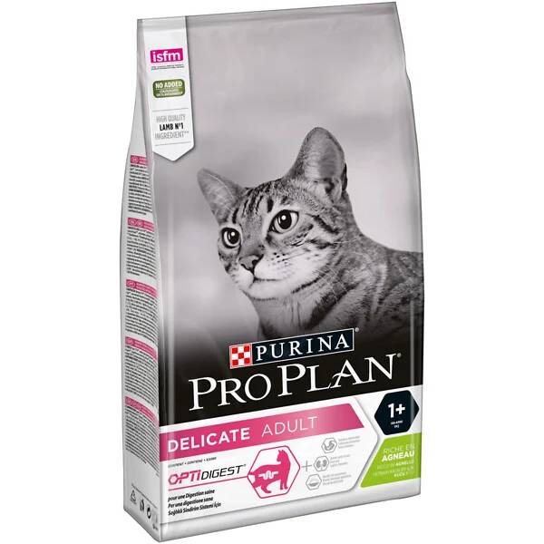 Purina Pro Plan - Croquettes chat Adulte Délicate Agneau 1,5 kg - PRO PLAN - Image 4
