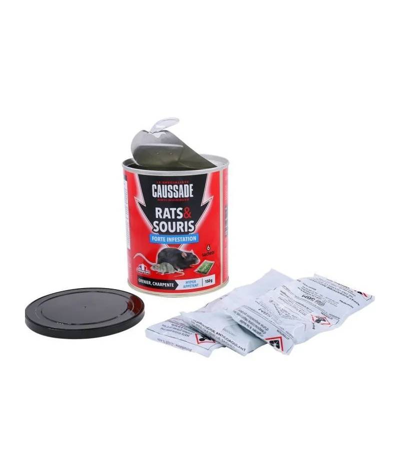Caussade - Anti-rongeurs céréales forte infestation 150 g - CAUSSADE - Imagen 2