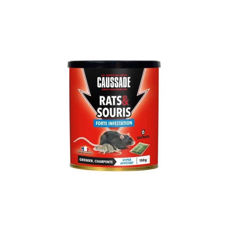 Caussade - Anti-rongeurs céréales forte infestation 150 g - CAUSSADE - Imagen 1