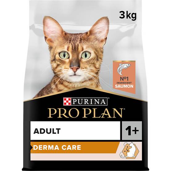 Purina Pro Plan - Croquettes chat Adulte Peau Sensible Saumon 3 kg - PRO PLAN - Image 1