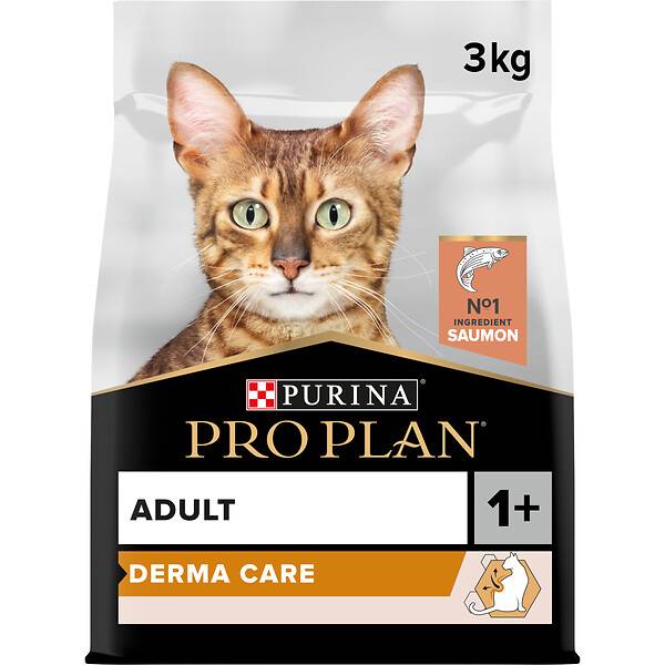 Purina Pro Plan - Croquettes chat Adulte Peau Sensible Saumon 3 kg - PRO PLAN - Image 1