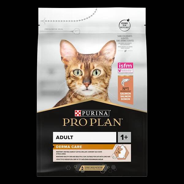 Purina Pro Plan - Croquettes chat Adulte Peau Sensible Saumon 3 kg - PRO PLAN - Image 3