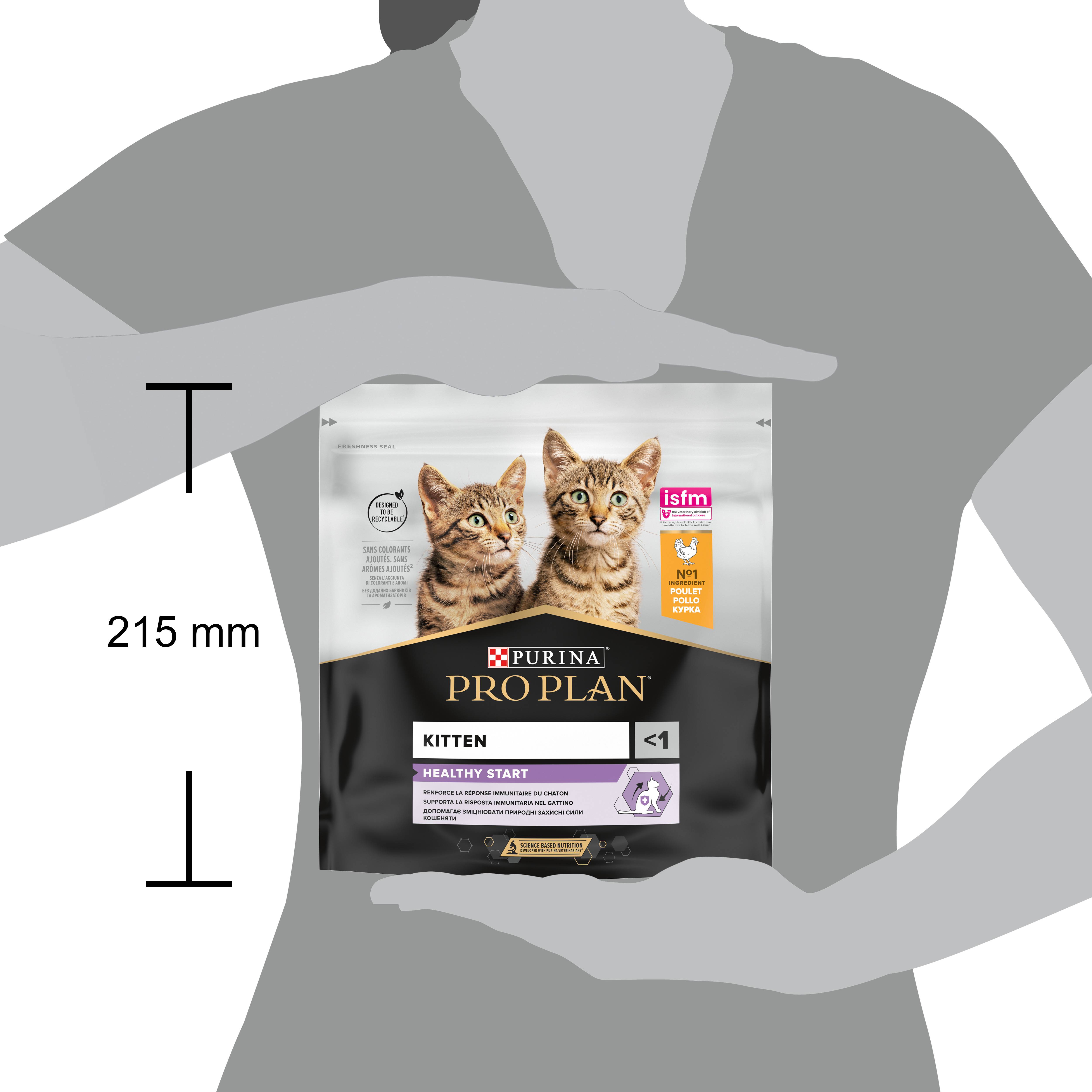 Purina Pro Plan - Croquettes chaton Original Poulet 400g - PRO PLAN - Image 3
