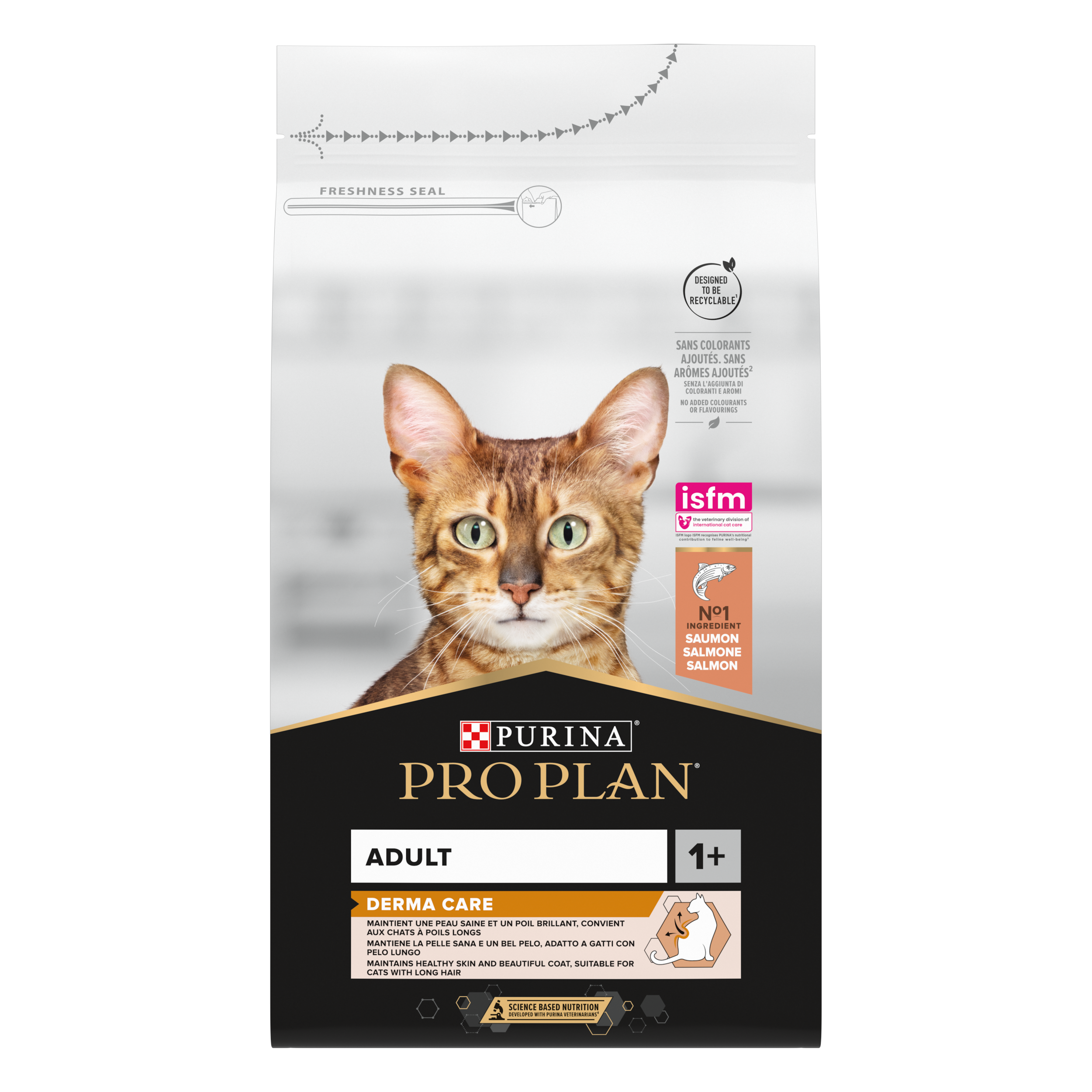 Purina Pro Plan - Croquettes chat Adulte Derma Plus Saumon 1,5 kg - PRO PLAN - Image 3