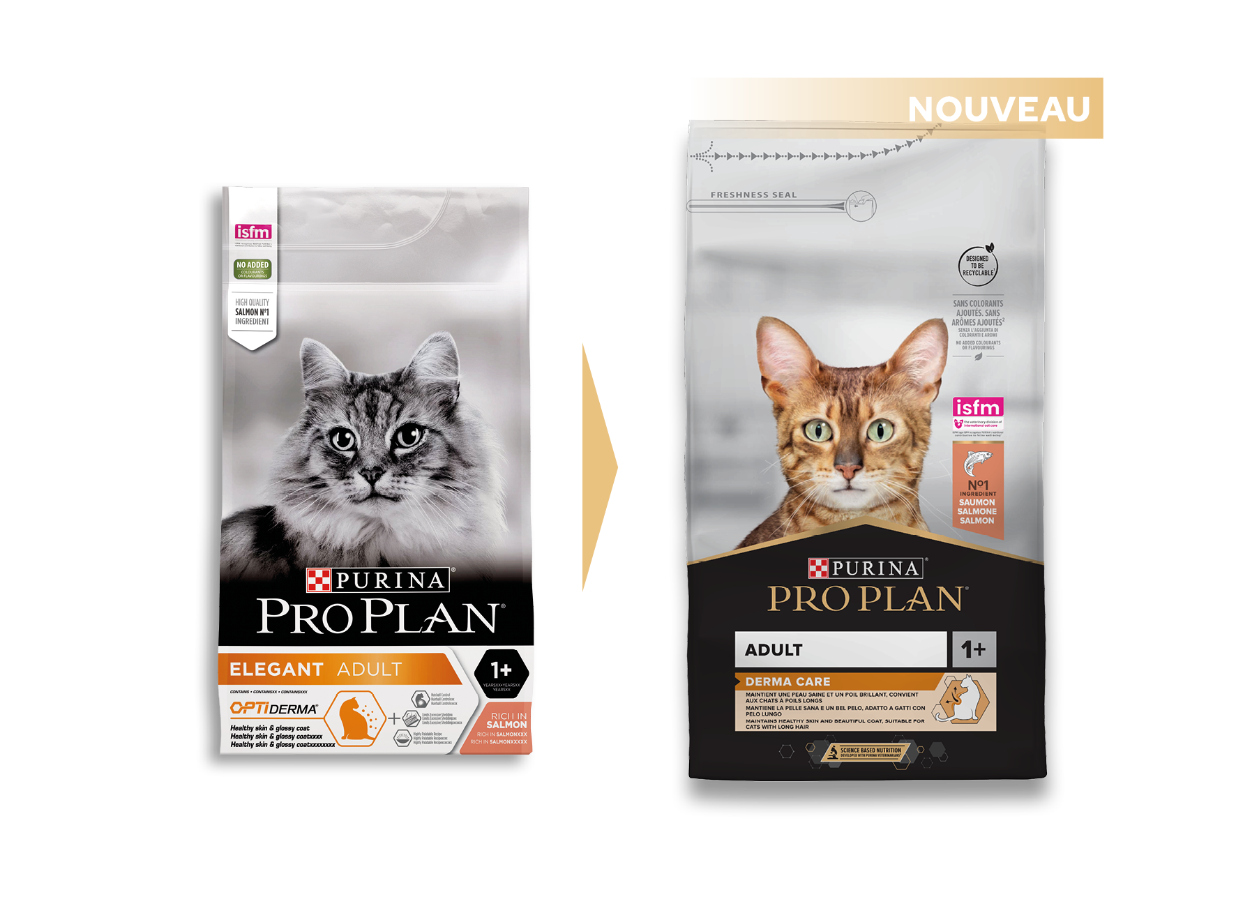 Purina Pro Plan - Croquettes chat Adulte Derma Plus Saumon 1,5 kg - PRO PLAN - Image 2