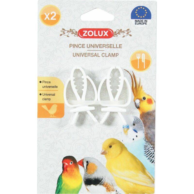 Zolux - Pince universelle Blanc x2 – ZOLUX - Imagen 3