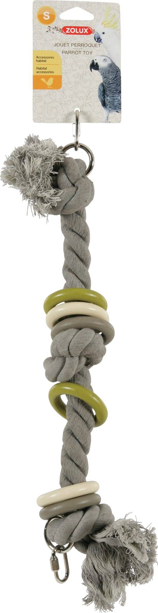 Zolux - Jouet corde pour perroquet taille S - L.5,9 x l.5,9 x H.49 cm - Image 2