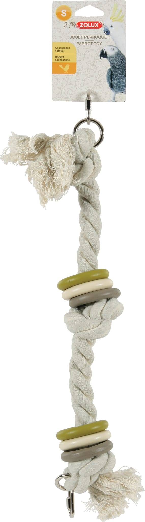 Zolux - Jouet corde pour perroquet taille S - L.5,9 x l.5,9 x H.49 cm - Image 3
