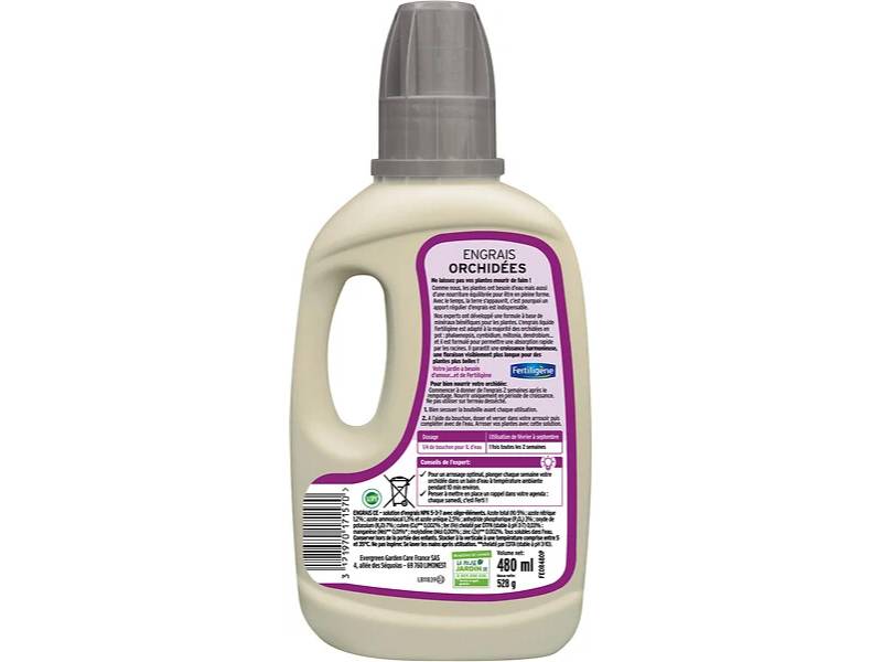 Fertiligène - Engrais Liquide Orchidées 480ml - FERTILIGENE - Imagen 3