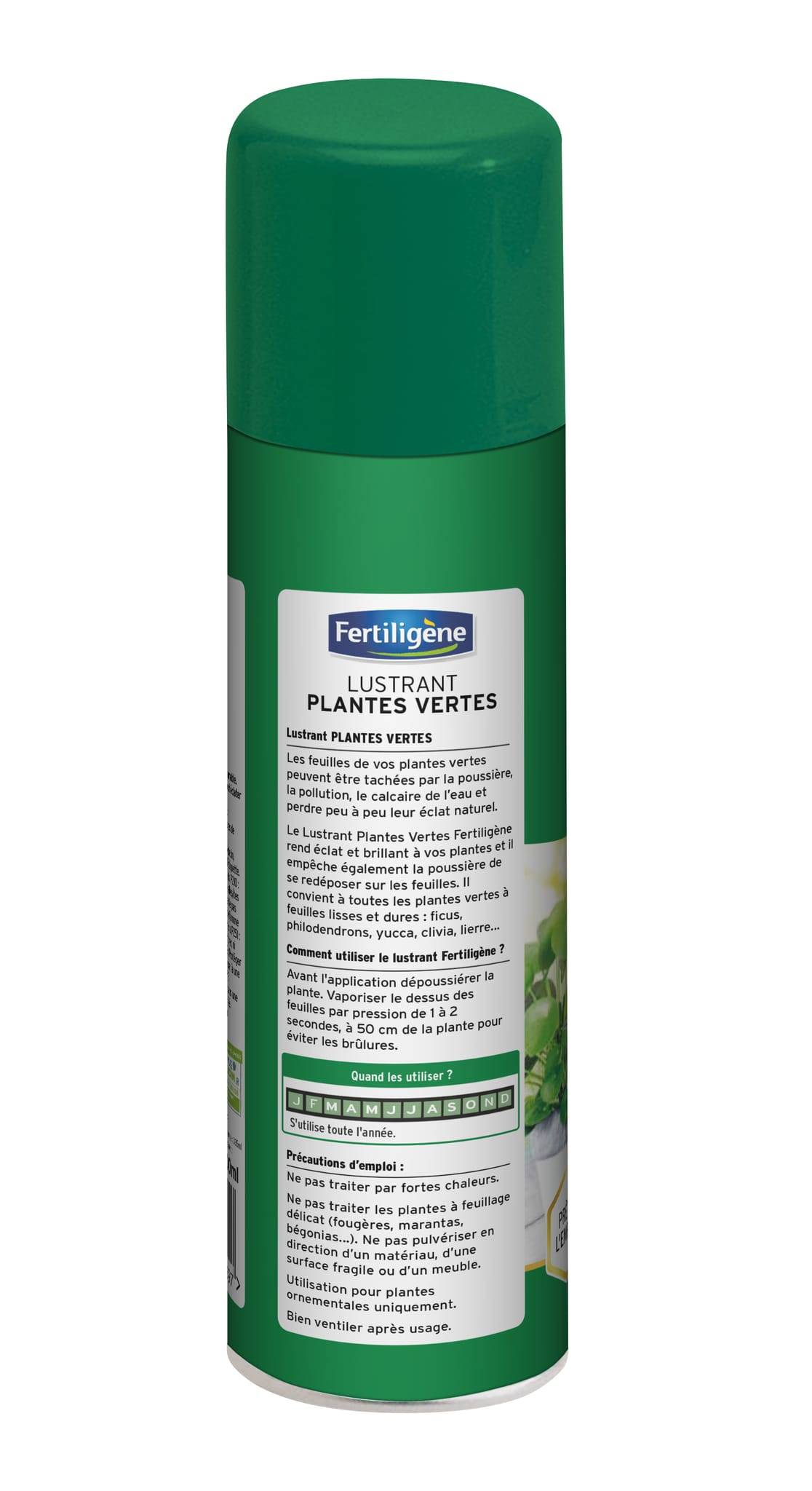 Fertiligène - Lustrant aérosol plantes vertes – FERTILIGÈNE - Imagen 2