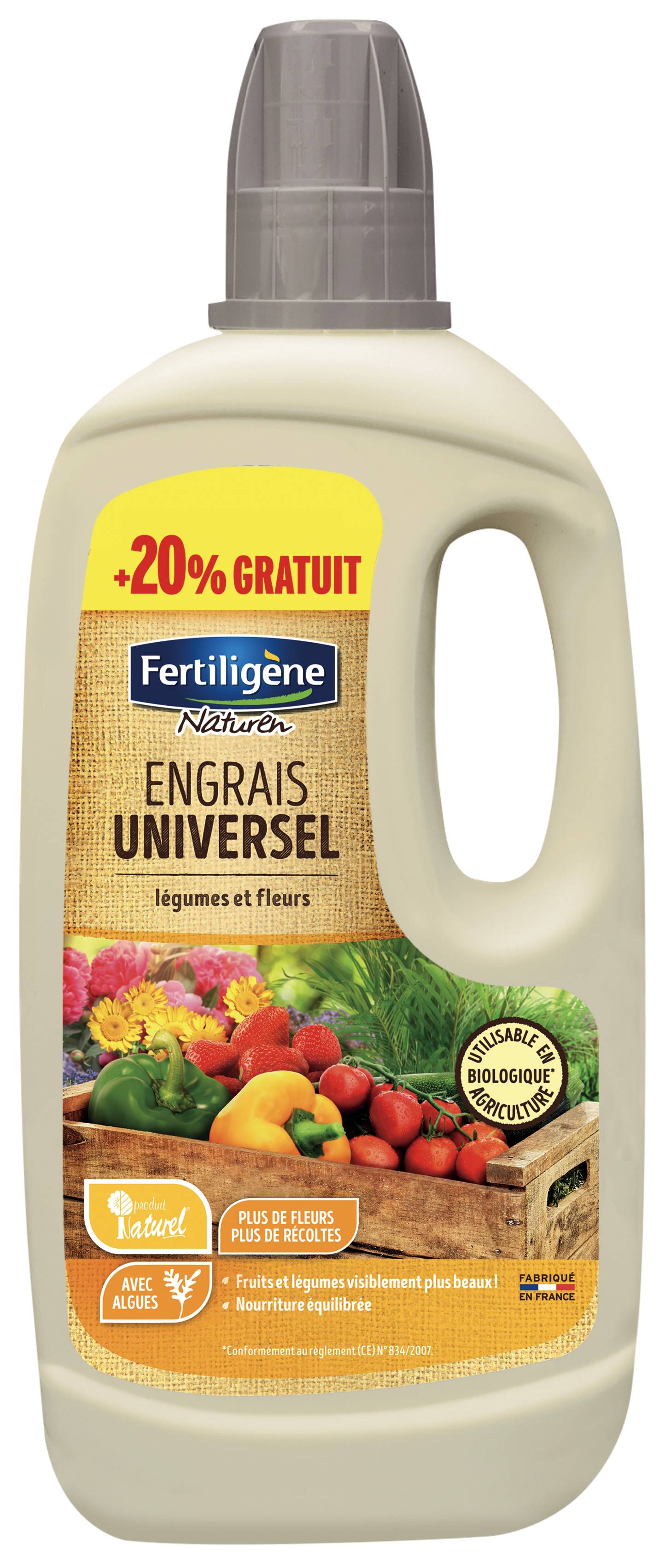 Fertiligène - Engrais liquide universel Fertiligene Naturen algues marines 750ml - FERTILIGENE