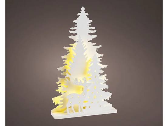 Luminéo - Luminéo - Scène d'arbres lumineuse avec LED blanc chaud H.36 cm - Image 1
