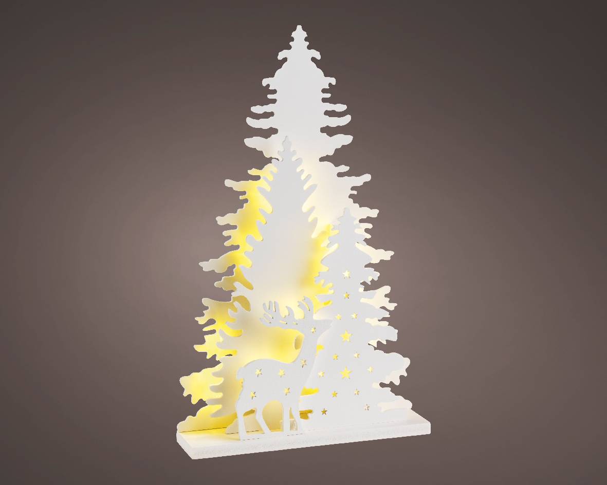 Luminéo - Luminéo - Scène d'arbres lumineuse avec LED blanc chaud H.36 cm - Imagen 2