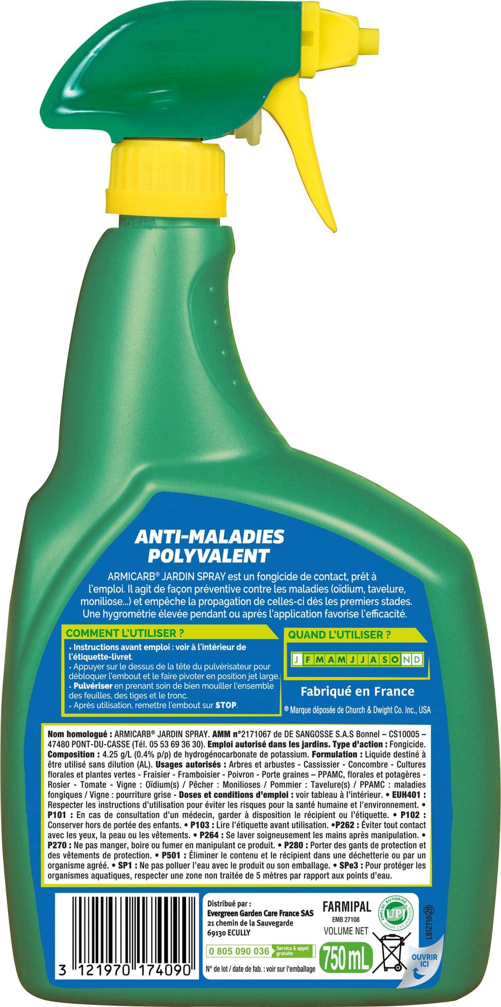 Fertiligène - Traitement anti-maladies polyvalent - FERTILIGENE - Image 2