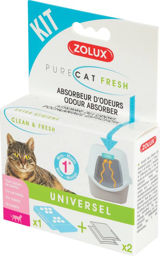 Zolux - Kit absorbeur d'odeurs Purecat Fresh – ZOLUX - Image 2