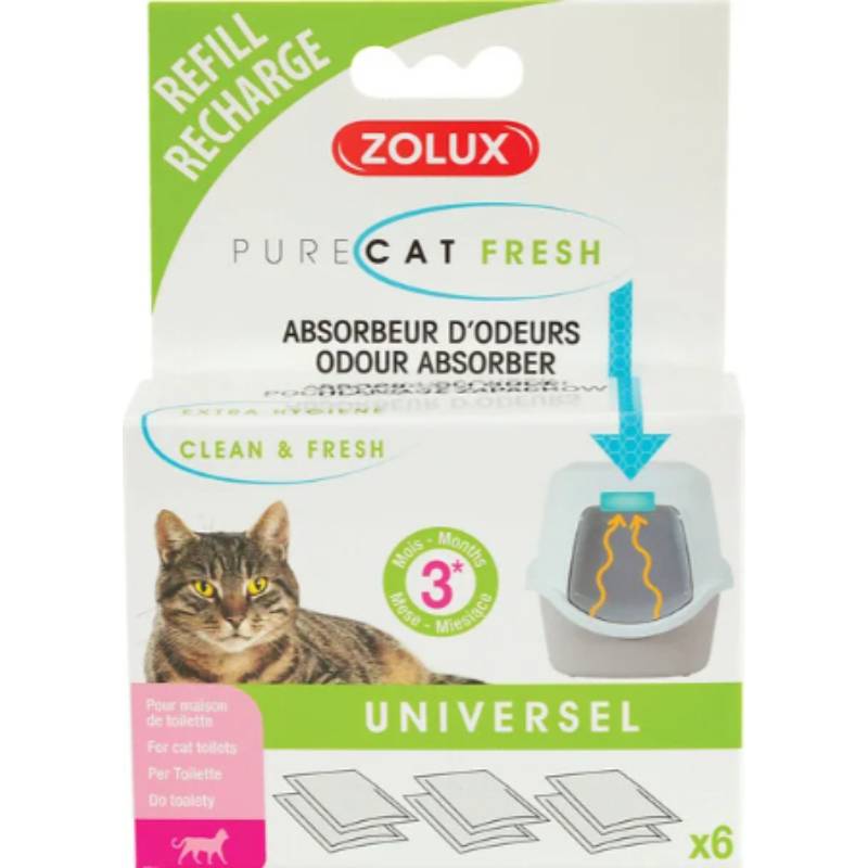 Zolux - Recharge kit anti-odeur Pure Cat Fresh - ZOLUX