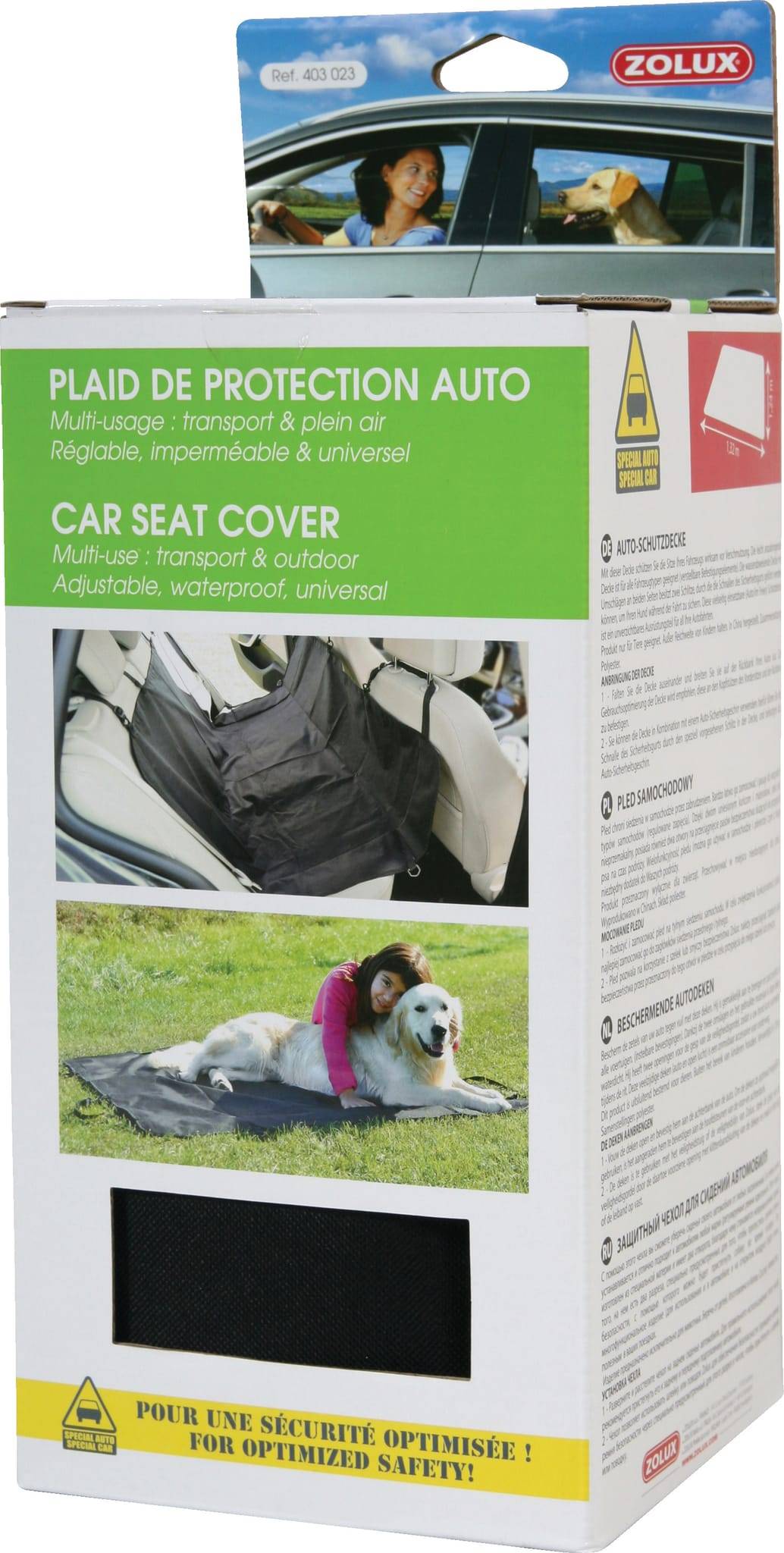 Zolux - Plaid De Protección Auto Ajustable ZOLUX - Imagen 1