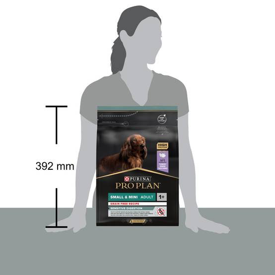 Purina Pro Plan - Croquettes petit chien Adulte Sensitive Digestion Dinde sans céréales 2,5 kg - PRO PLAN - Image 7