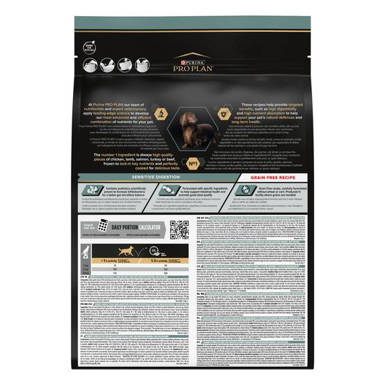 Purina Pro Plan - Croquettes petit chien Adulte Sensitive Digestion Dinde sans céréales 2,5 kg - PRO PLAN - Image 2