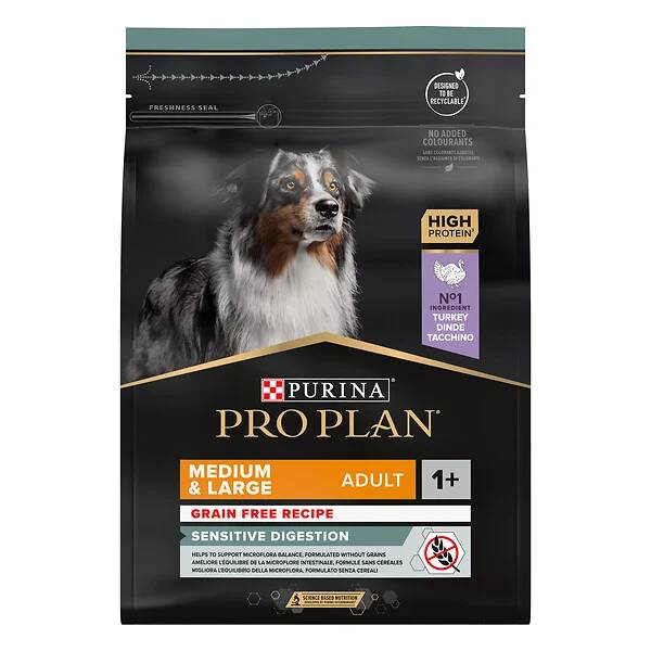 Purina Pro Plan - Croquettes chien Medium Adulte Sensitive Digestion Dinde 2,5 kg - PRO PLAN - Image 15