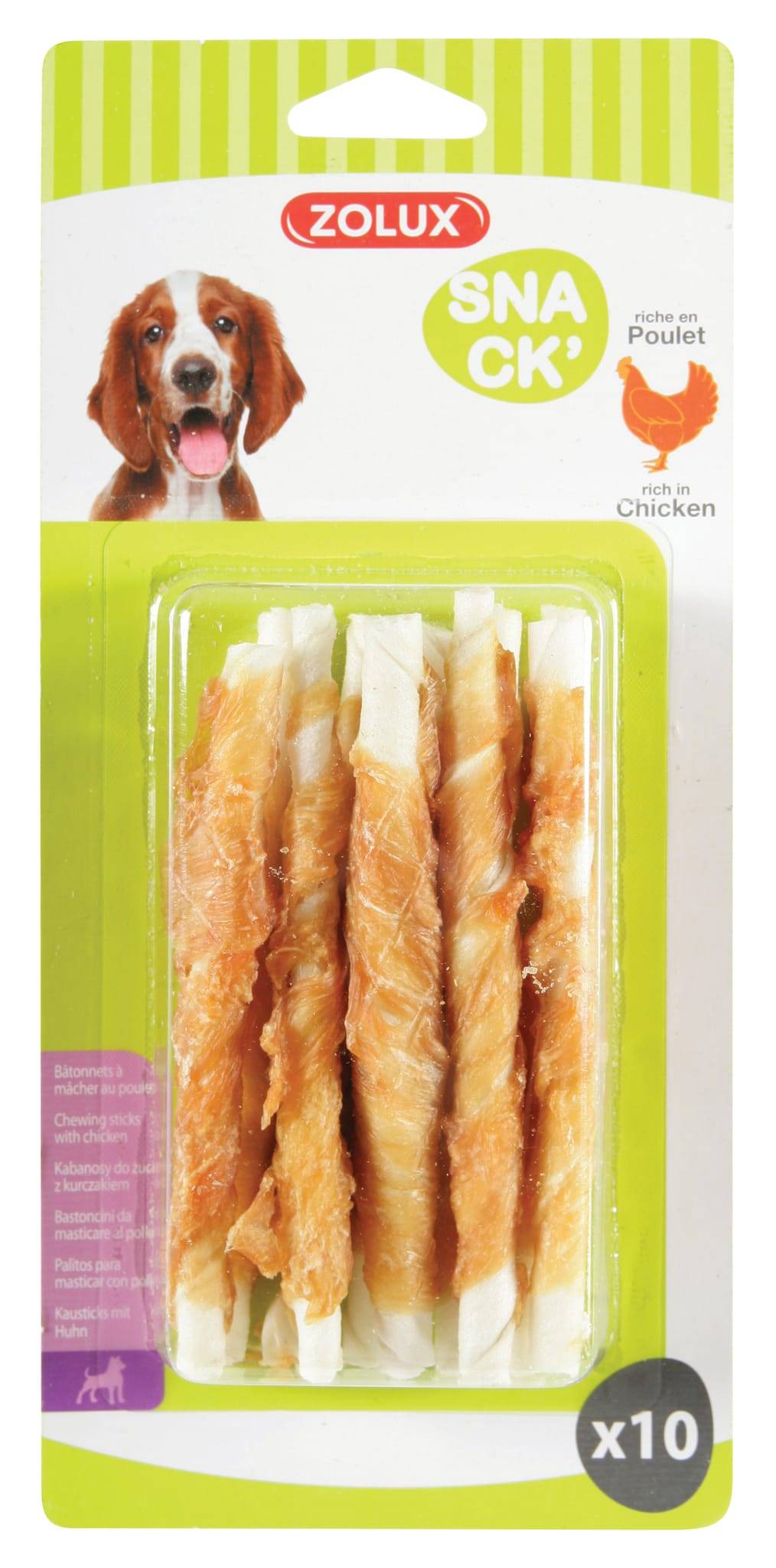 Zolux - Batonnets à mâcher Poulet x10 – ZOLUX - Imagen 1