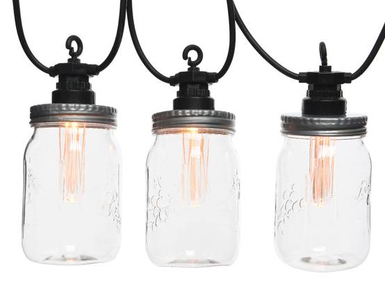 Luminéo - Luminéo - Guirlande LED en bocaux pour extérieur L.4,5 m - Image 1