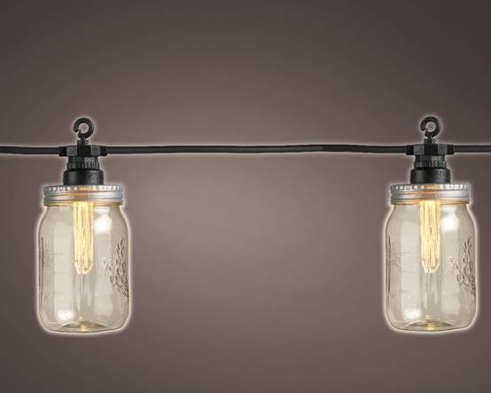 Luminéo - Luminéo - Guirlande LED en bocaux pour extérieur L.4,5 m - Image 2