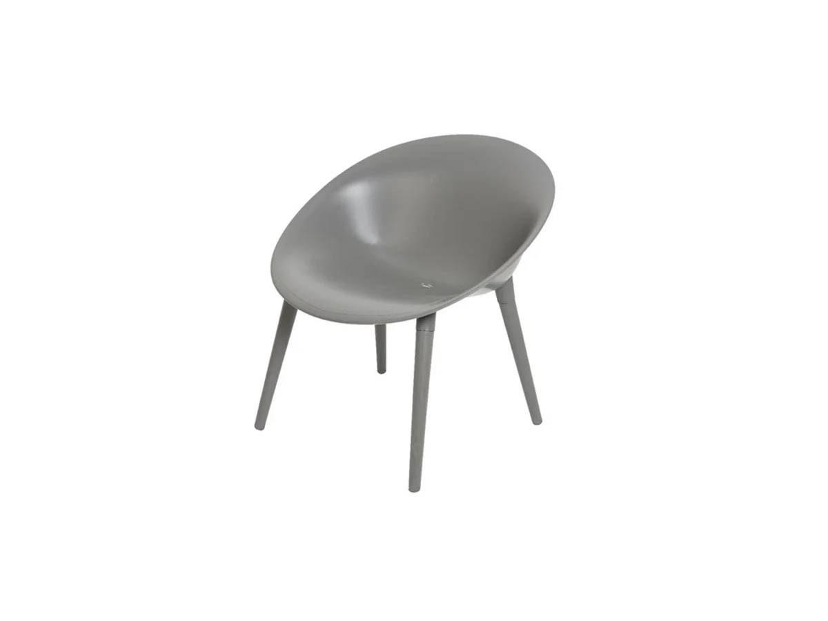 Decoris - Salon de jardin plastique anthracite - JARDIDECO - Image 2