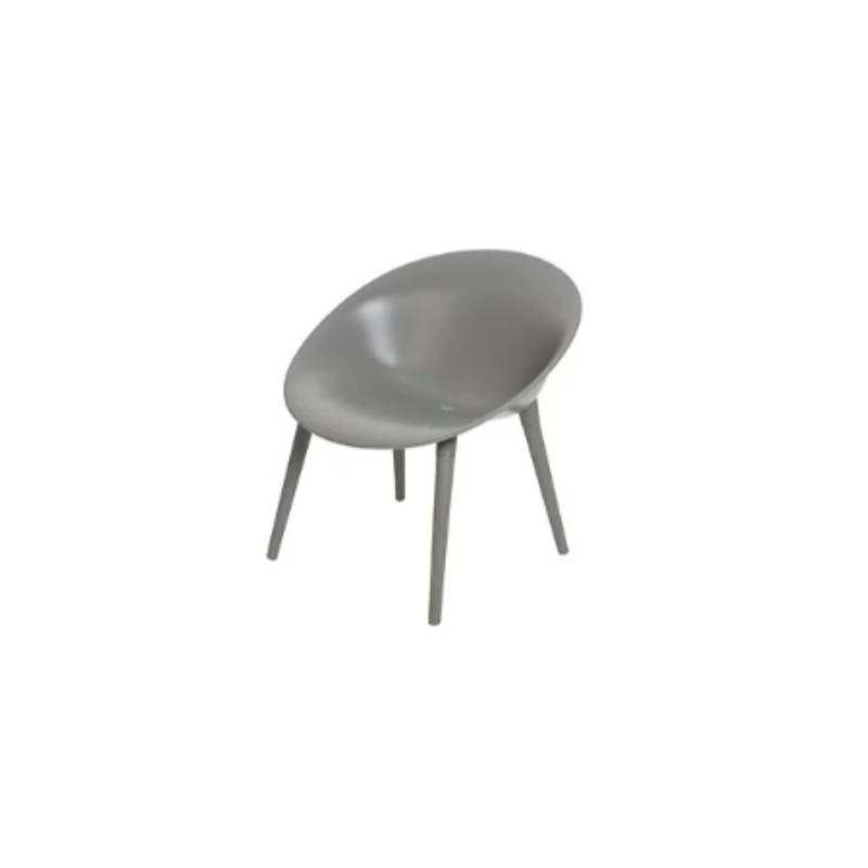 Decoris - Salon de jardin plastique anthracite - JARDIDECO - Image 9
