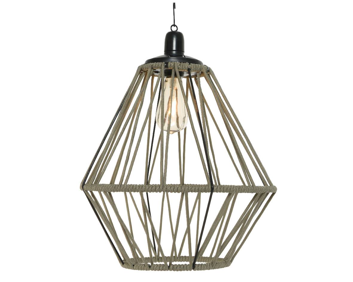 Luminéo - Luminéo - Lampe LED solaire à suspendre Sable Ø.38 x H.47 cm