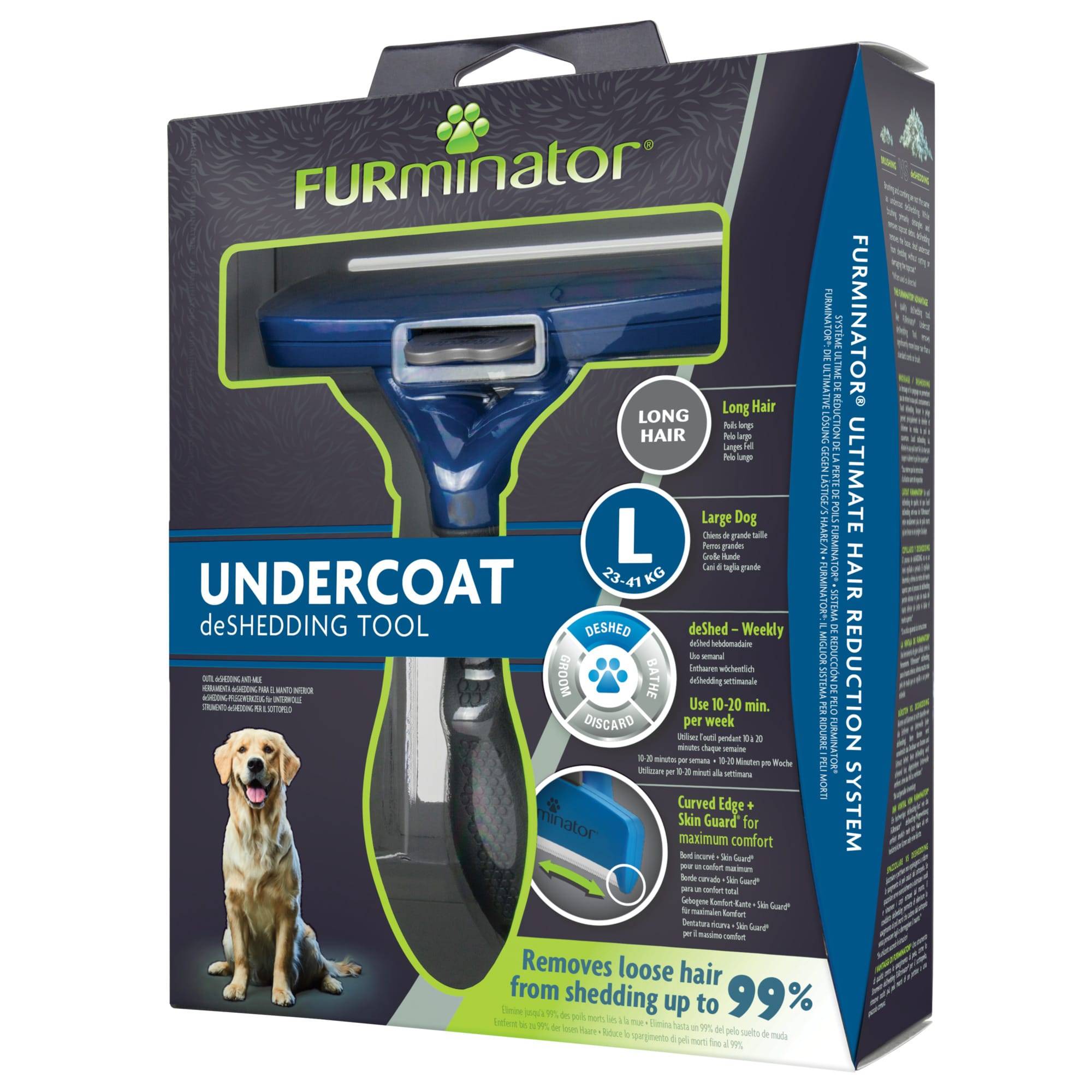 Furminator - Brosse Poils Longs - FURMINATOR