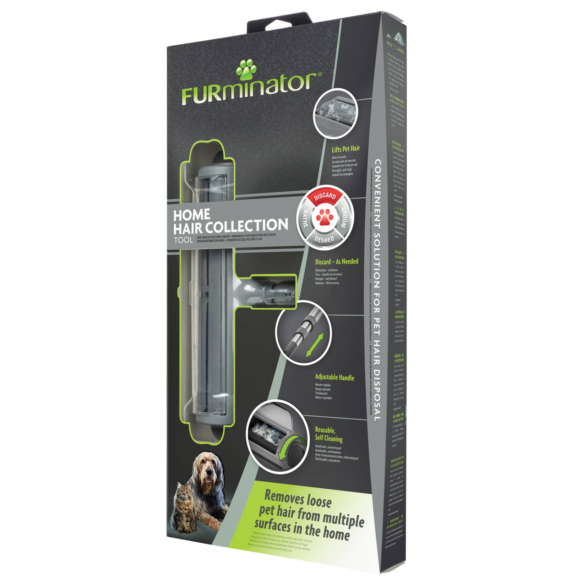 Furminator - Furminator - Ramasse poil télescopique L.5 x l.24 x H.51 cm