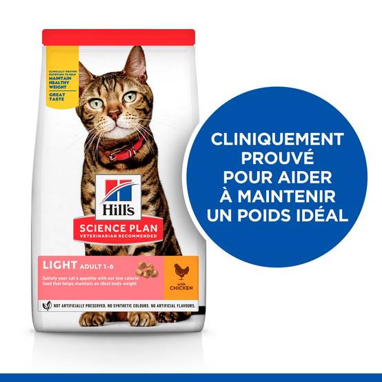 Science plan - Aliment chat Feline Adult Light – HILL'S - Image 8