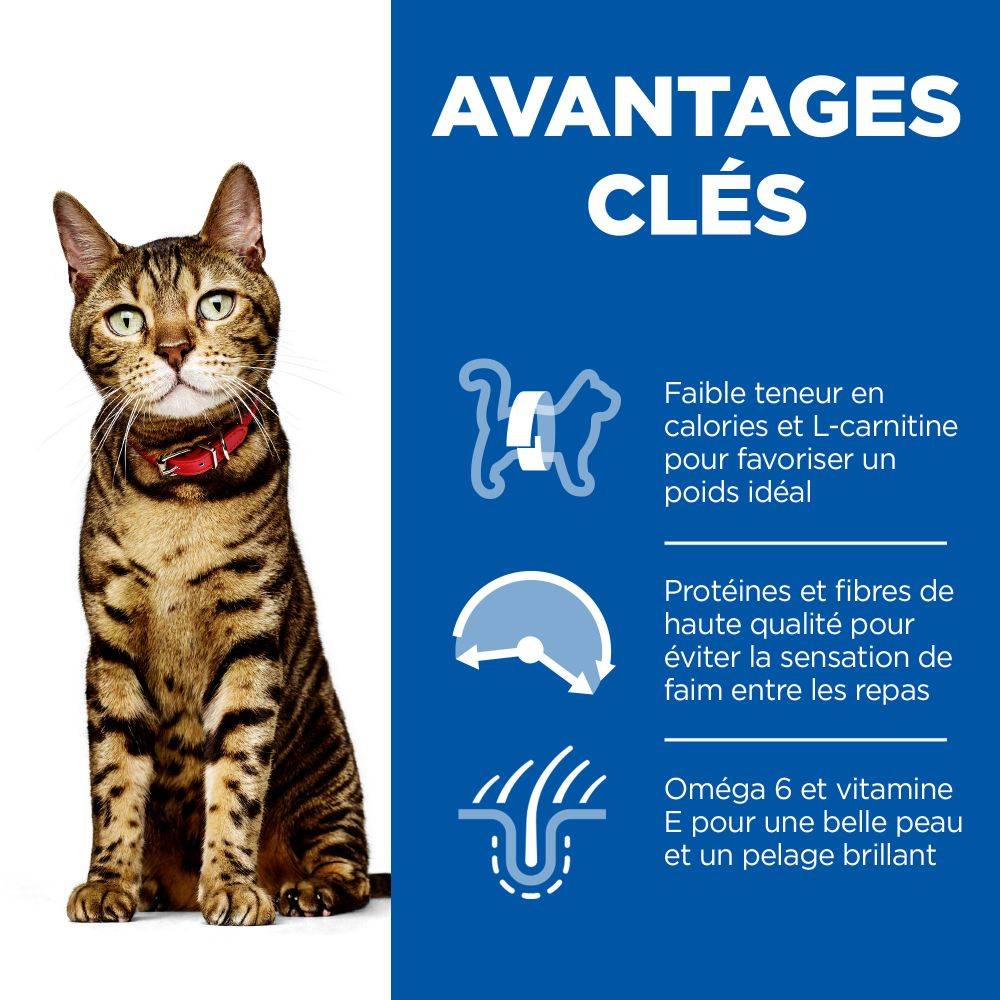 Science plan - Aliment chat Feline Adult Light – HILL'S - Imagen 7
