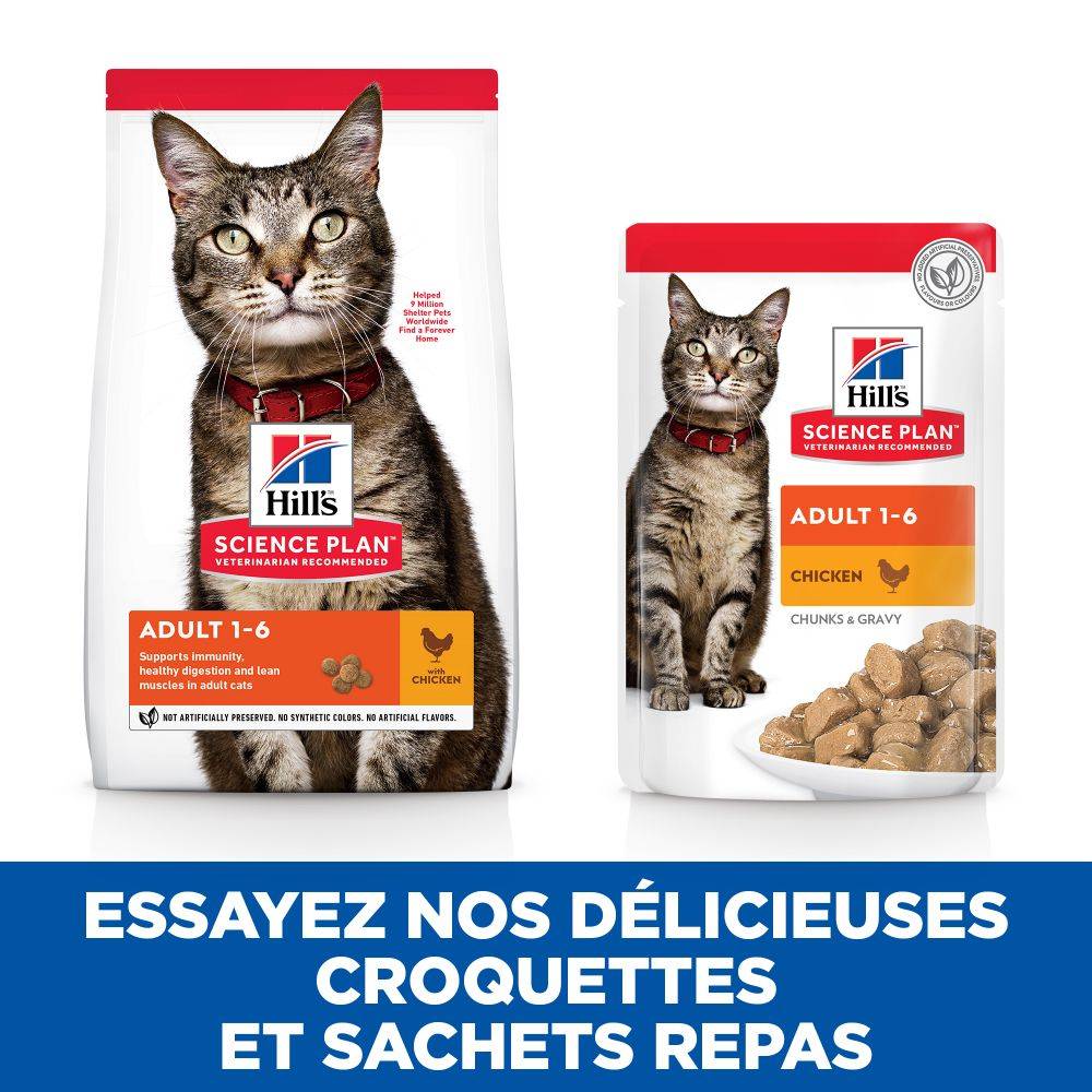 Science plan - Croquettes pour chat adulte poulet - HILL'S SCIENCE PLAN - Image 5