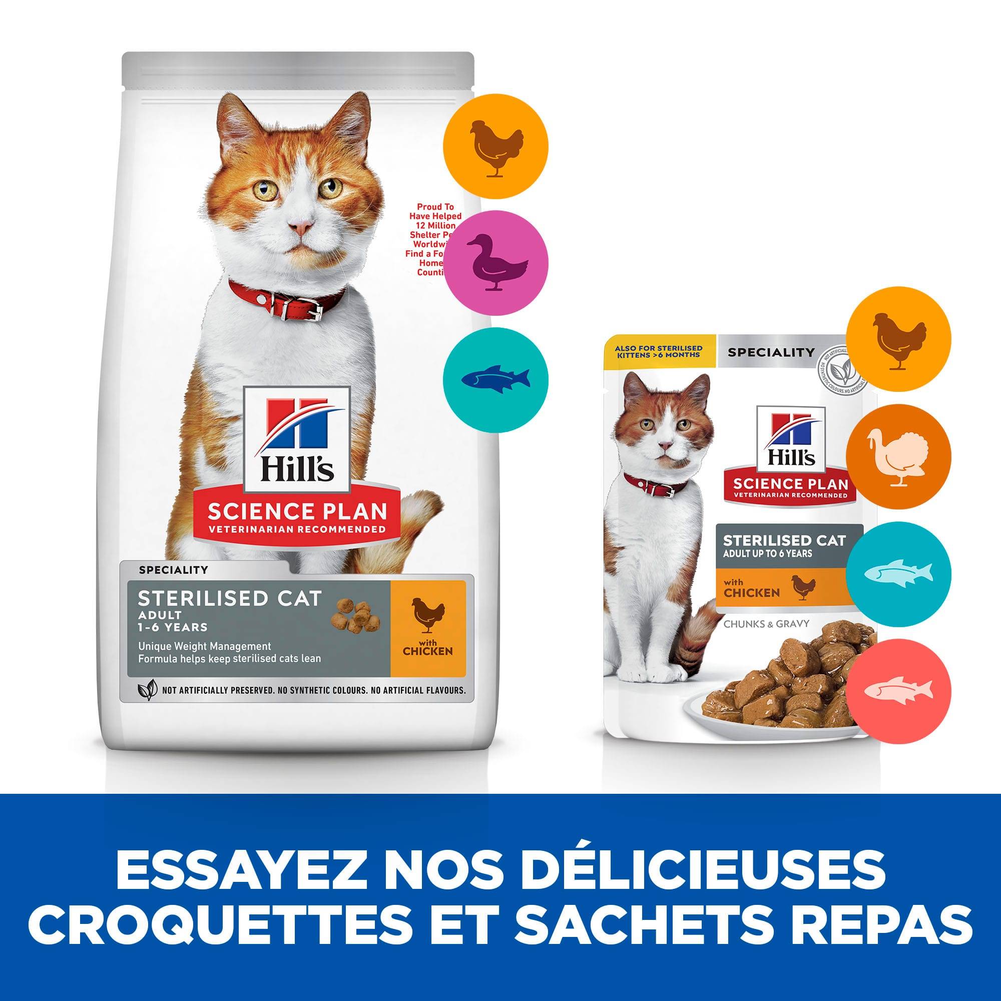 Hill's Pet Nut - Croquettes Chat Adulte Stérilisé Thon - HILL'S - Image 4
