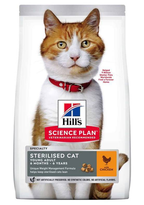 Science plan - Croquettes Pour Chat Stérilisé Poulet - HILL'S SCIENCE PLAN - Image 8