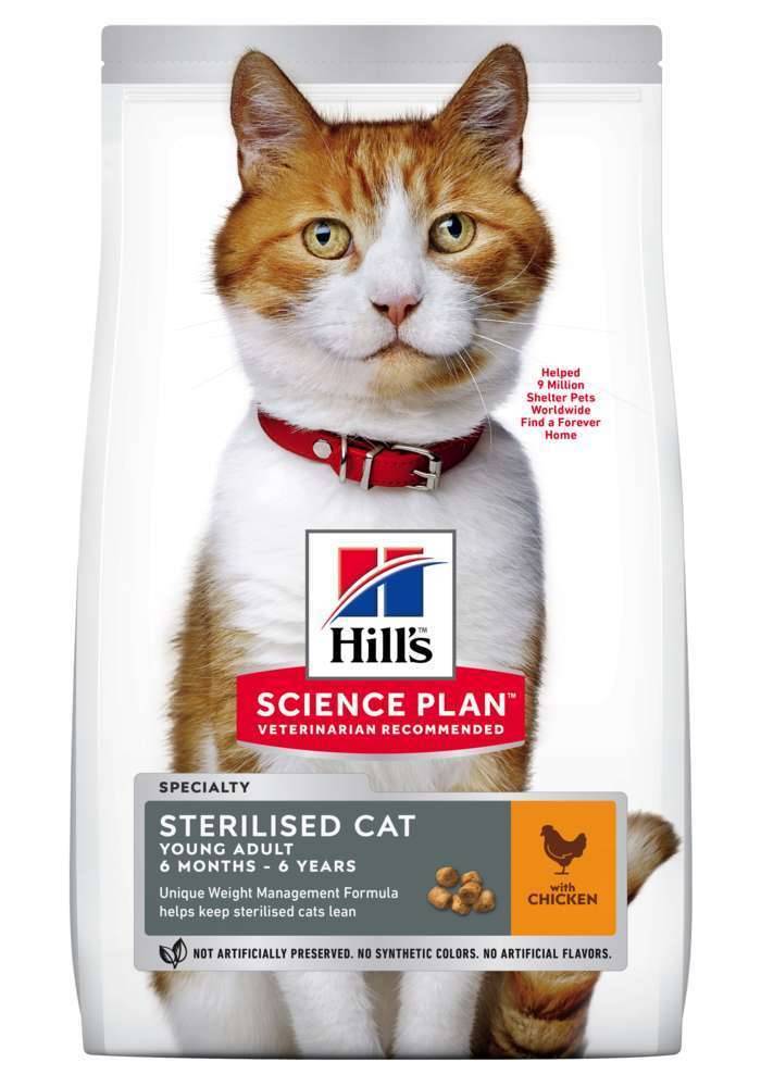 Science plan - Croquettes Pour Chat Stérilisé Poulet - HILL'S SCIENCE PLAN - Image 8