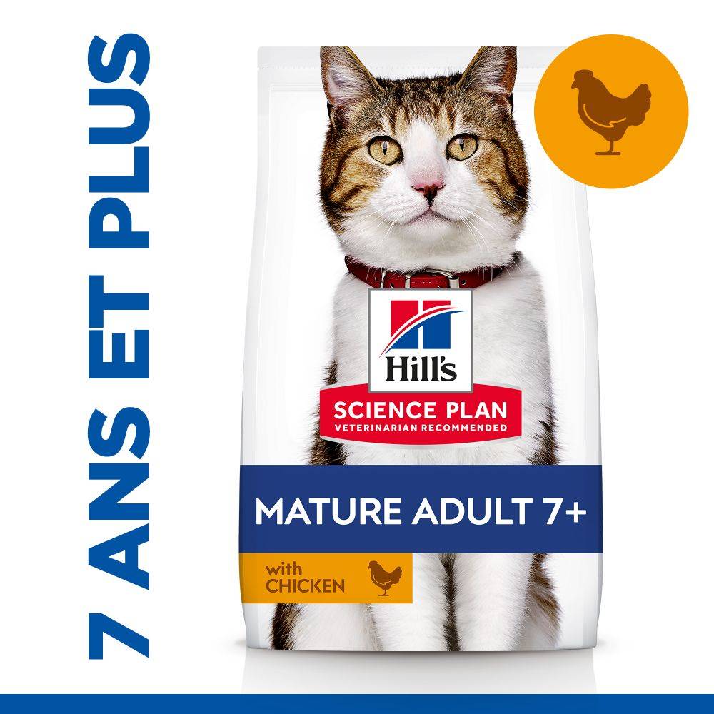 Science plan - Croquettes Chat Sénior Poulet - HILL'S SCIENCE PLAN - Image 4