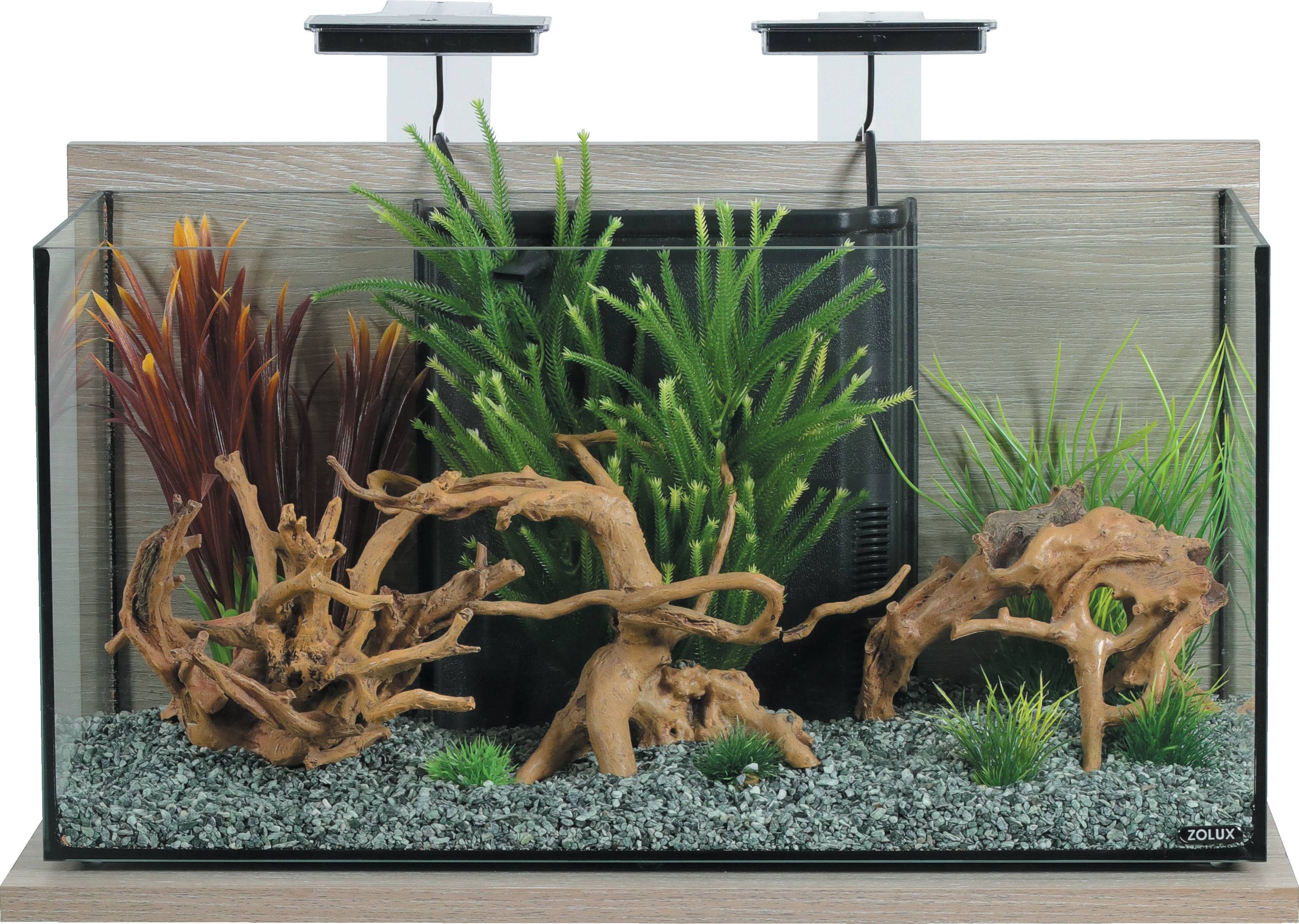 Zolux - Aquarium Idro 60 Zebrano Gris - ZOLUX