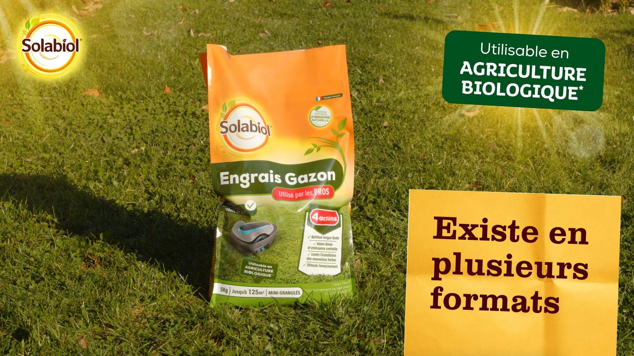 Solabiol - Engrais gazon professionnel sac 5 kg - SOLABIOL - Image 4