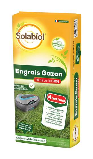 Solabiol - Engrais Gazon Bio Professionnel – SOLABIOL
