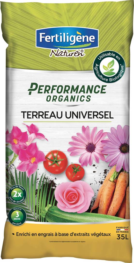Fertiligène Naturel - Terreau universel Organics - FERTILIGENE - Image 1