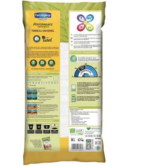 Fertiligène Naturel - Terreau universel Organics - FERTILIGENE - Image 3