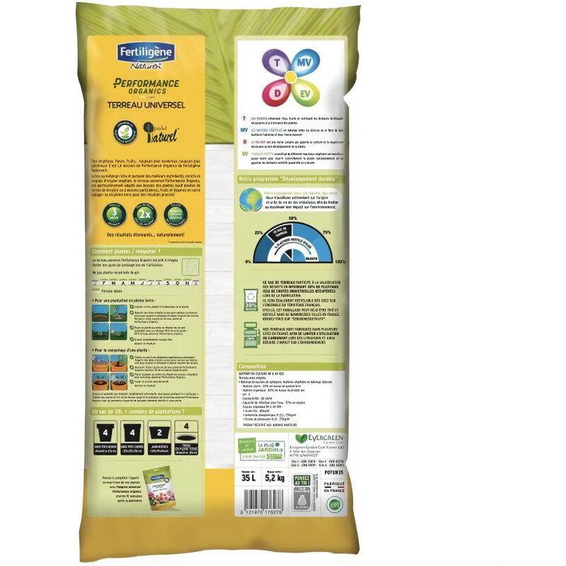 Fertiligène Naturel - Terreau universel Organics - FERTILIGENE - Image 3