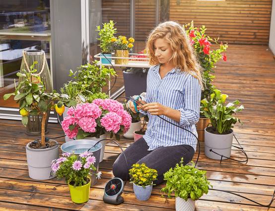Gardena - Solution d'arrosage automatique solaire AquaBloom 14 programmes - Gardena - Image 16