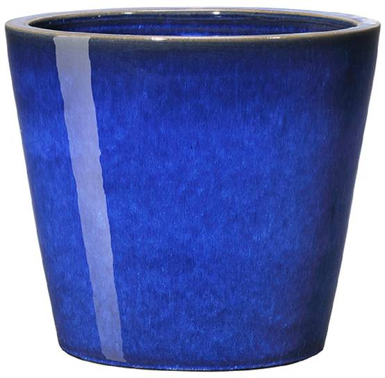 Deroma - Vase Azulejos Terre Cuite Émaillée Bleu - DEROMA - Image 6